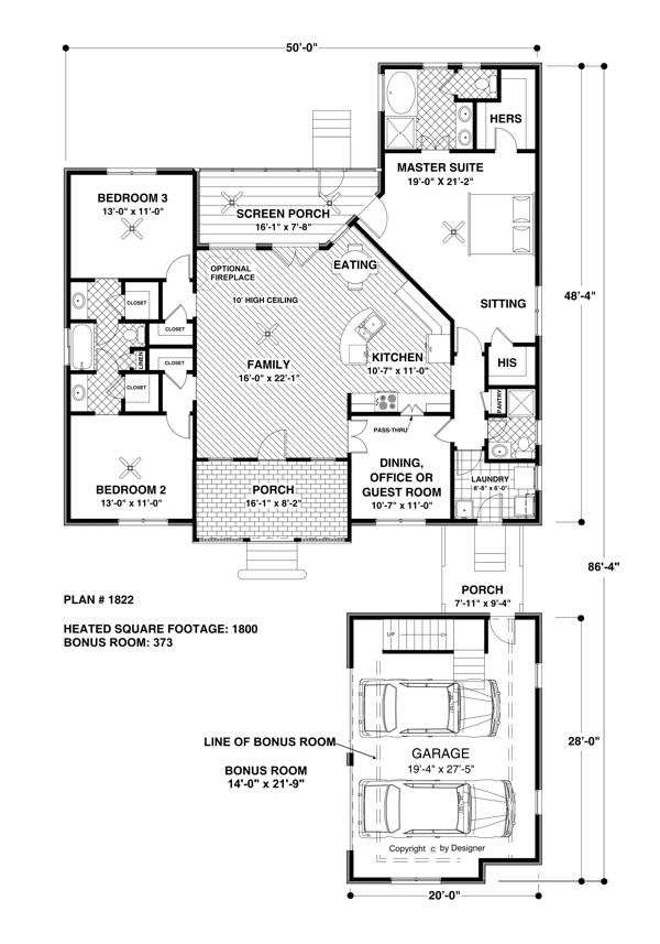 Floorplan image of The Bryarly House Plan